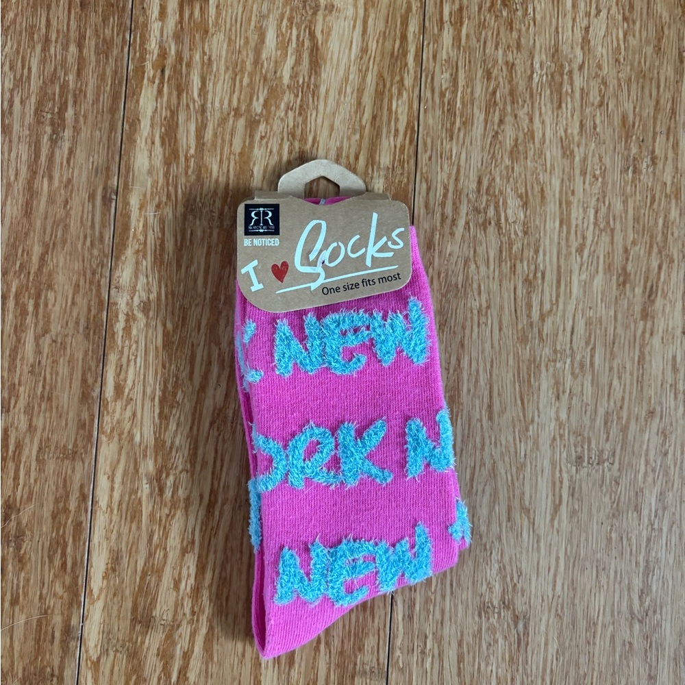 Vibrant Pink Socks